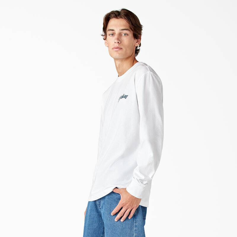 Dickies Dighton Long Sleeve Graphic T-Shirt White ID-b2sRZasv