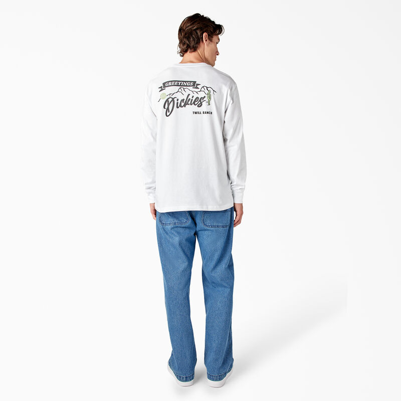 Dickies Dighton Long Sleeve Graphic T-Shirt White ID-b2sRZasv
