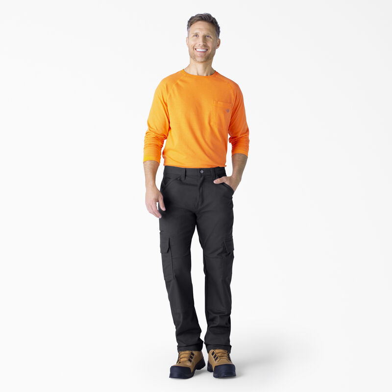 Dickies FLEX DuraTech Relaxed Fit Ripstop Cargo Pants Black ID-b7qnbfIz