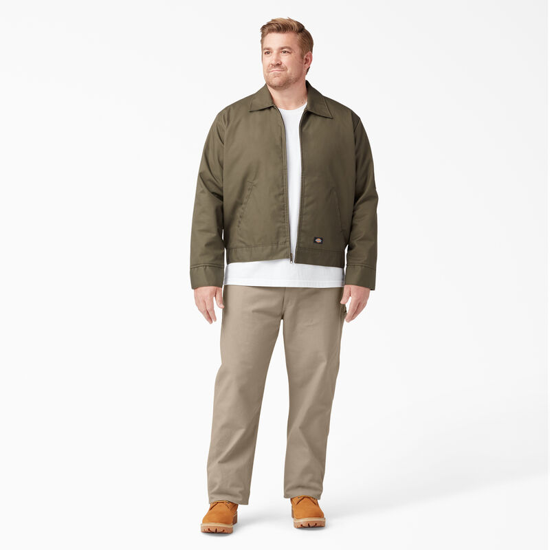 Dickies Relaxed Fit Heavyweight Duck Carpenter Pants Rinsed Desert Sand ID-bCPrPasg