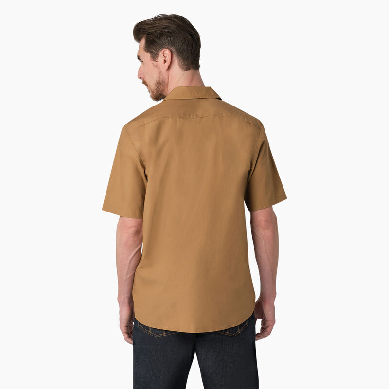 Dickies 1922 Short Sleeve Work Shirt Rinsed Maple ID-bJnoT1Yt