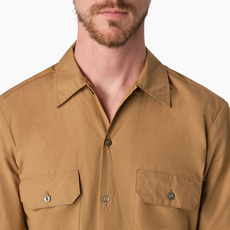 Dickies 1922 Short Sleeve Work Shirt Rinsed Maple ID-bJnoT1Yt