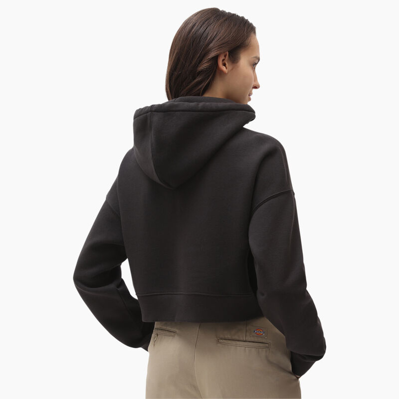 Dickies Oakport Cropped Hoodie Black ID-bMzzBQjE