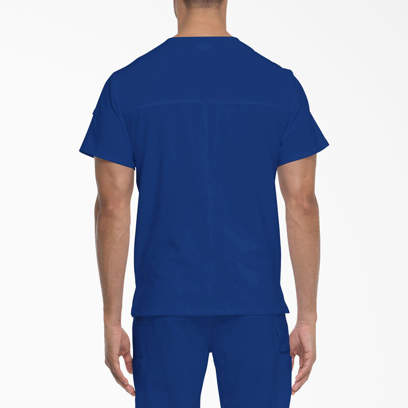 Dickies Men's EDS Essentials V-Neck Scrub Top Galaxy Blue ID-bRYircKL