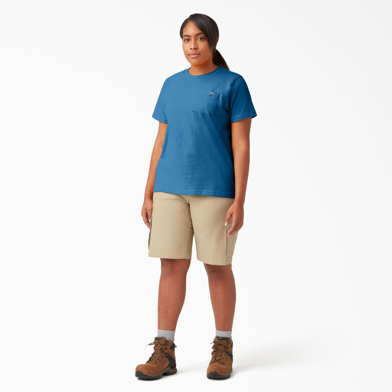 Dickies Plus Heavyweight Short Sleeve Pocket T-Shirt Vallarta Blue ID-bRigp9xQ