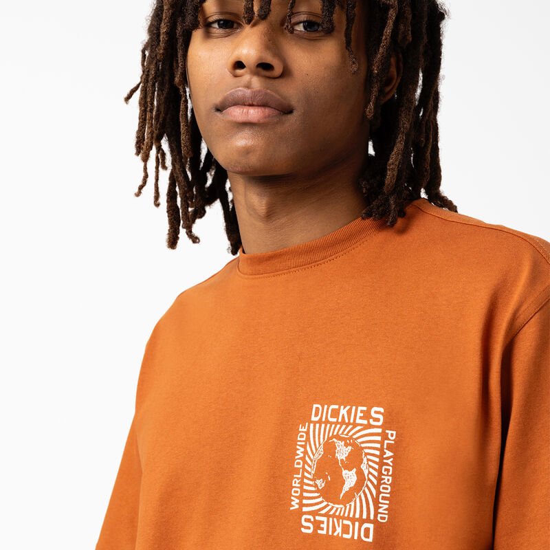 Dickies Marbury Short Sleeve T-Shirt Gingerbread Brown ID-bVW2ZN4P