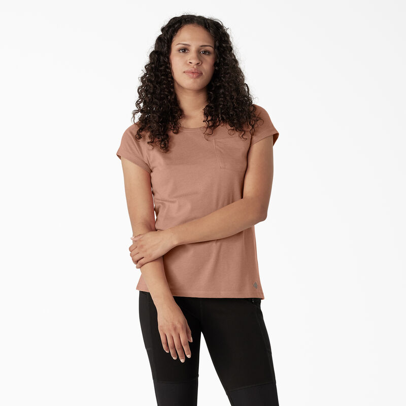 Dickies Cooling Short Sleeve Pocket T-Shirt Cork Single Dye Heather ID-bZeeqMzL