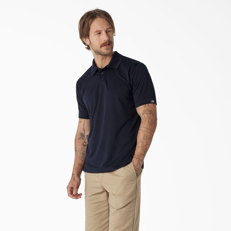 Dickies Short Sleeve Performance Polo Shirt Night Navy ID-bdMkuWlQ