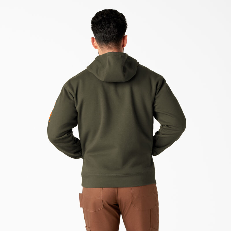 Dickies Water Repellent Workwear Graphic Hoodie Moss Green ID-bnRacHqy