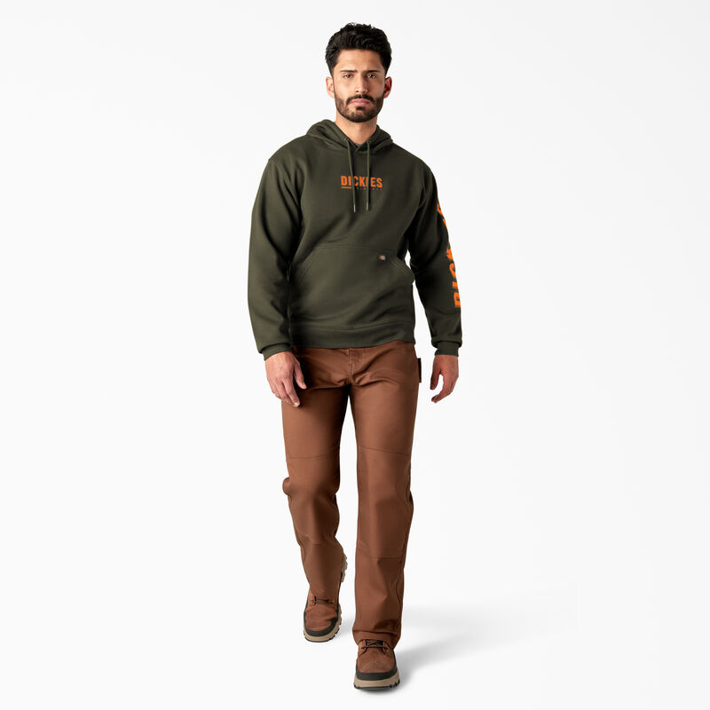 Dickies Water Repellent Workwear Graphic Hoodie Moss Green ID-bnRacHqy
