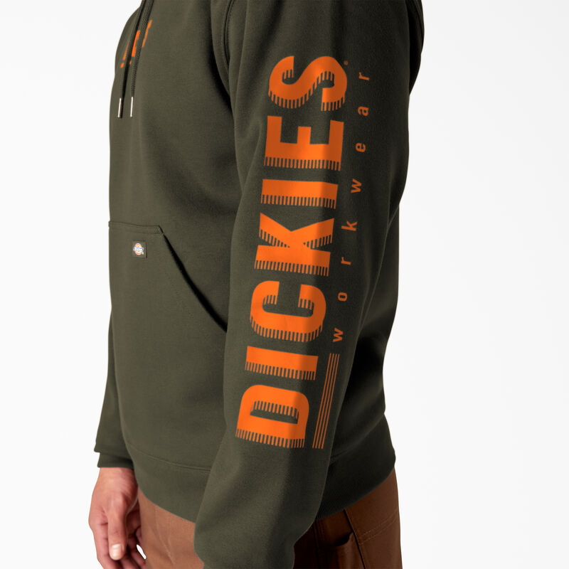 Dickies Water Repellent Workwear Graphic Hoodie Moss Green ID-bnRacHqy