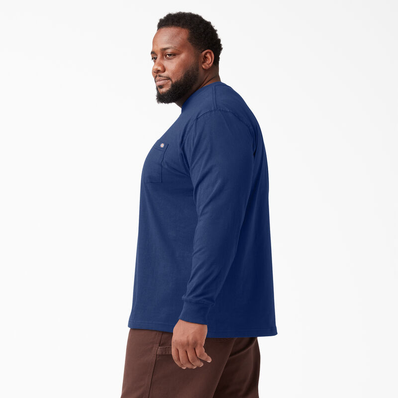 Dickies Heavyweight Long Sleeve Pocket T-Shirt Deep Blue ID-bv5B1It1