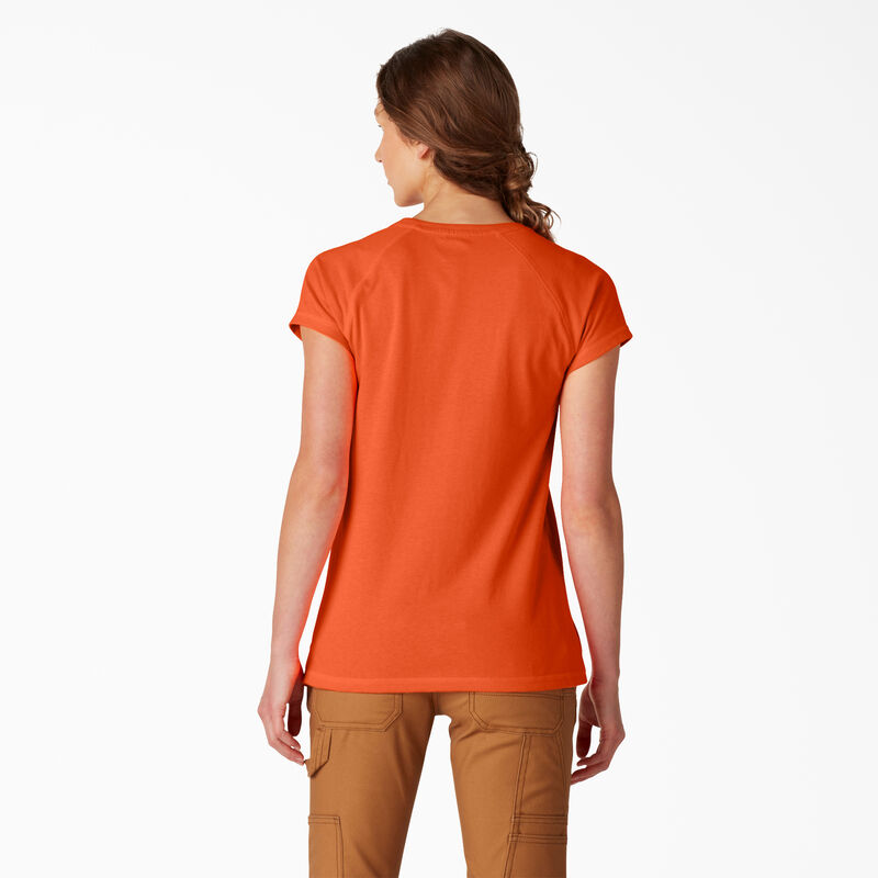 Dickies Cooling Short Sleeve Pocket T-Shirt Bright Orange ID-c3V9keGO