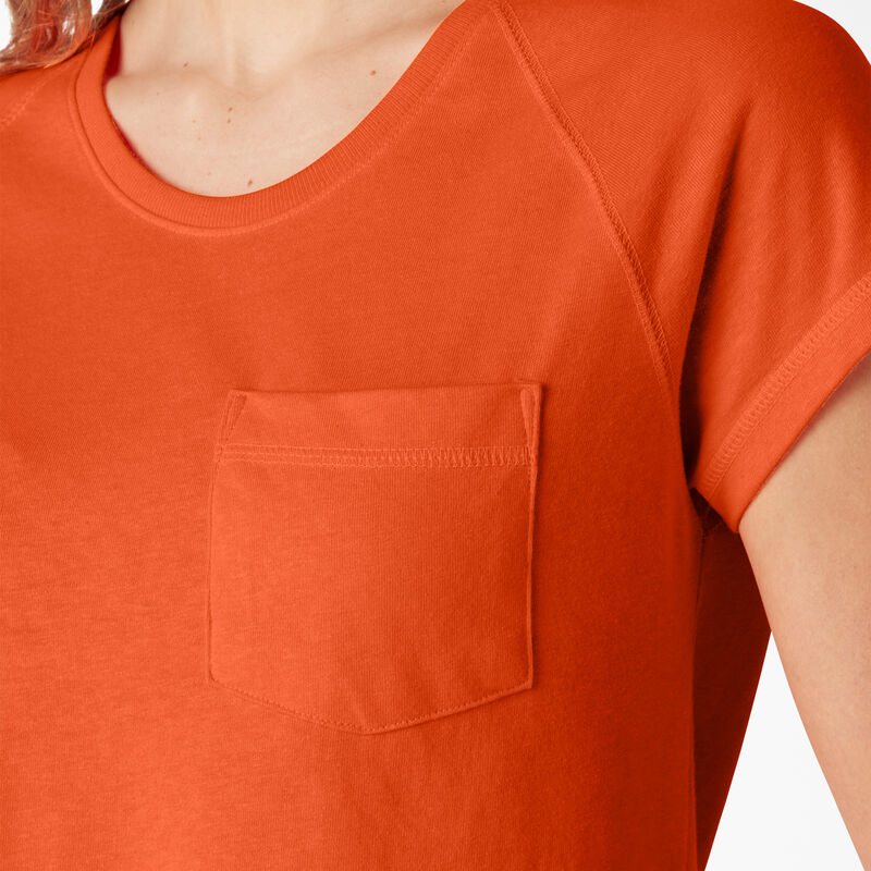Dickies Cooling Short Sleeve Pocket T-Shirt Bright Orange ID-c3V9keGO