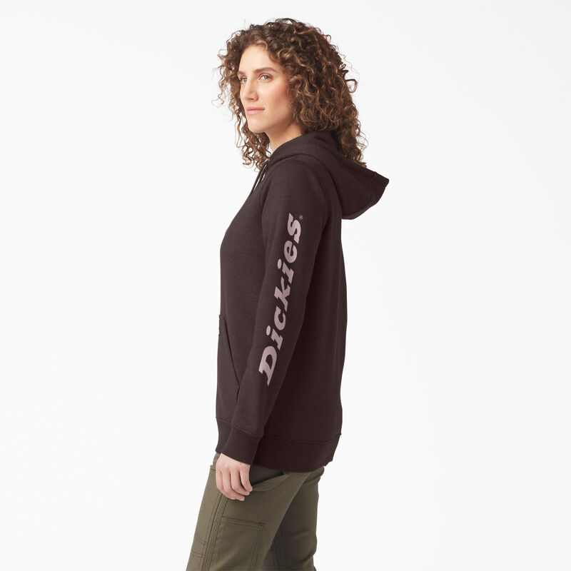 Dickies Heavyweight Logo Sleeve Pullover Chocolate Brown Heather ID-c4HLSv7F