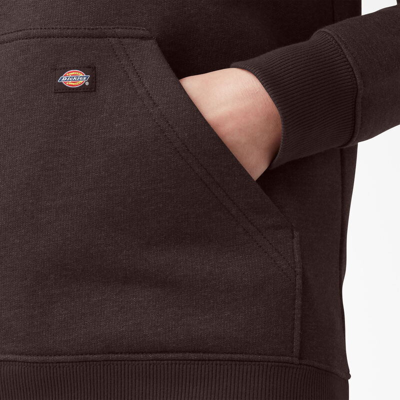 Dickies Heavyweight Logo Sleeve Pullover Chocolate Brown Heather ID-c4HLSv7F