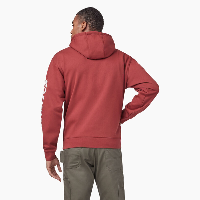 Dickies Water Repellent Logo Sleeve Hoodie Fired Brick ID-cCUZre5M