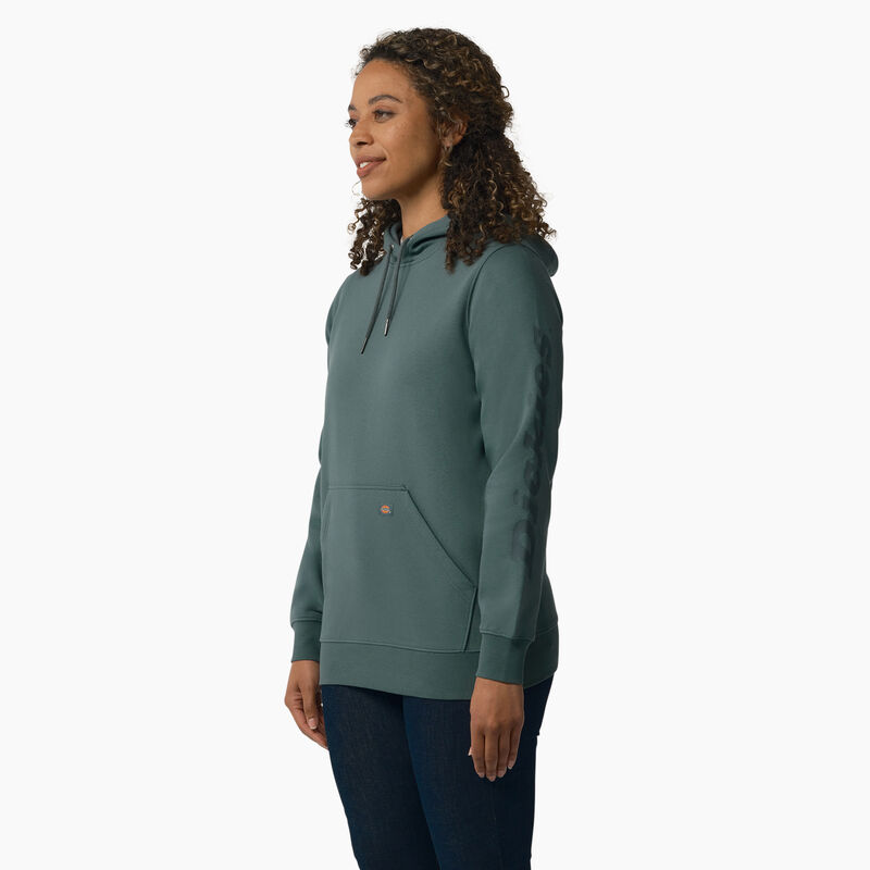 Dickies Heavyweight Logo Sleeve Pullover Lincoln Green ID-cJLV0vuV