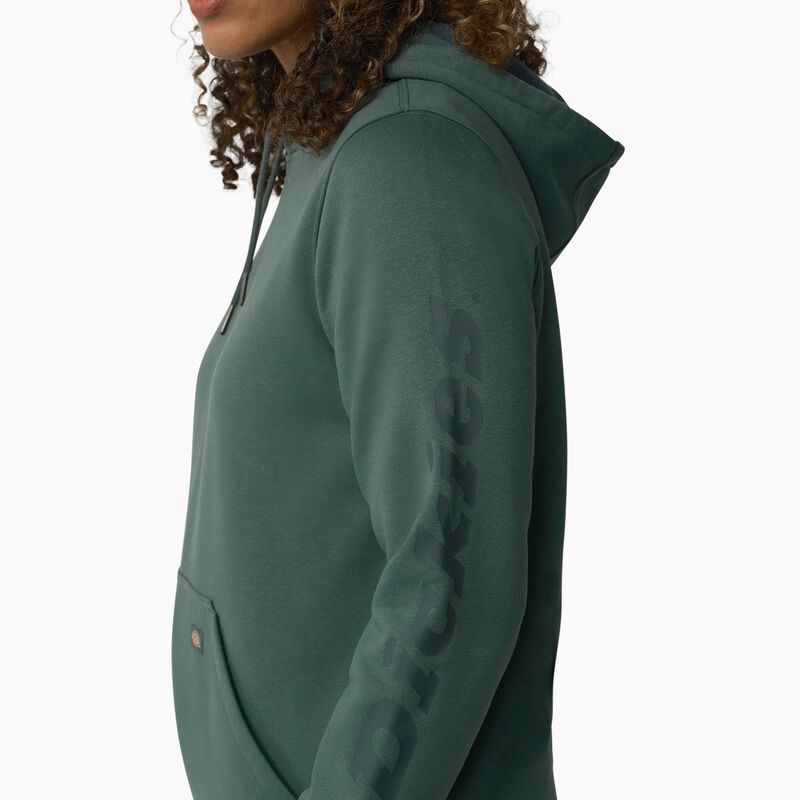 Dickies Heavyweight Logo Sleeve Pullover Lincoln Green ID-cJLV0vuV