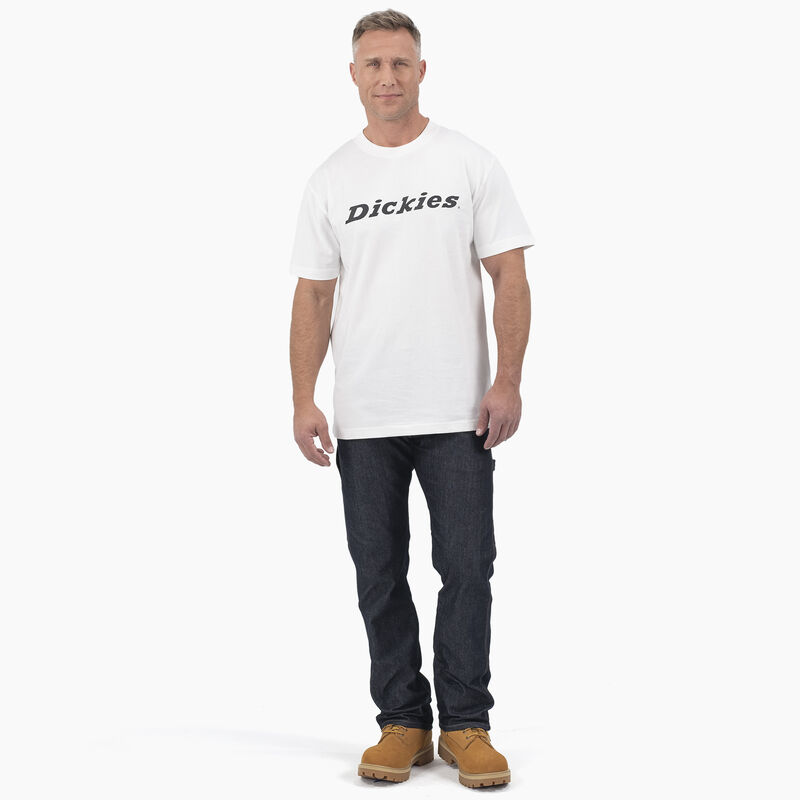 Dickies Short Sleeve Wordmark Graphic T-Shirt White ID-cJNT088X