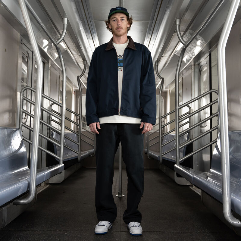 Dickies Jake Hayes Stonewashed Eisenhower Jacket Stonewashed Ink Navy ID-cKtp8J66