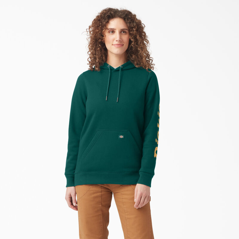 Dickies Heavyweight Logo Sleeve Pullover Forest Green ID-cOhwHaLZ