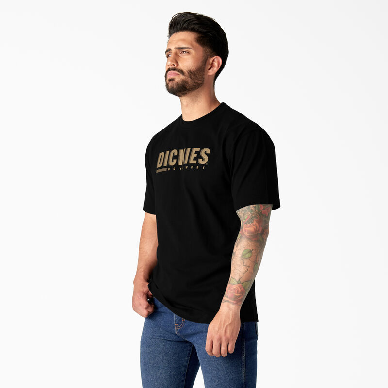 Dickies Short Sleeve Workwear Graphic T-Shirt Black ID-cVed1PZx
