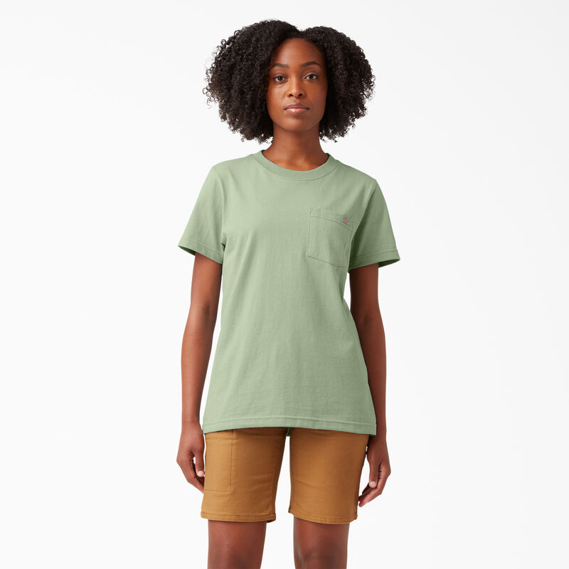 Dickies Heavyweight Short Sleeve Pocket T-Shirt Celadon Green ID-cZumSLGC
