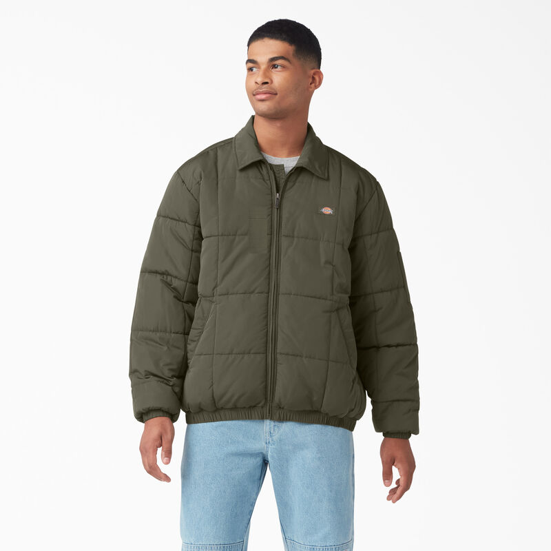 Dickies Eisenhower Puffer Jacket Military Green ID-cbtH6Q7Q