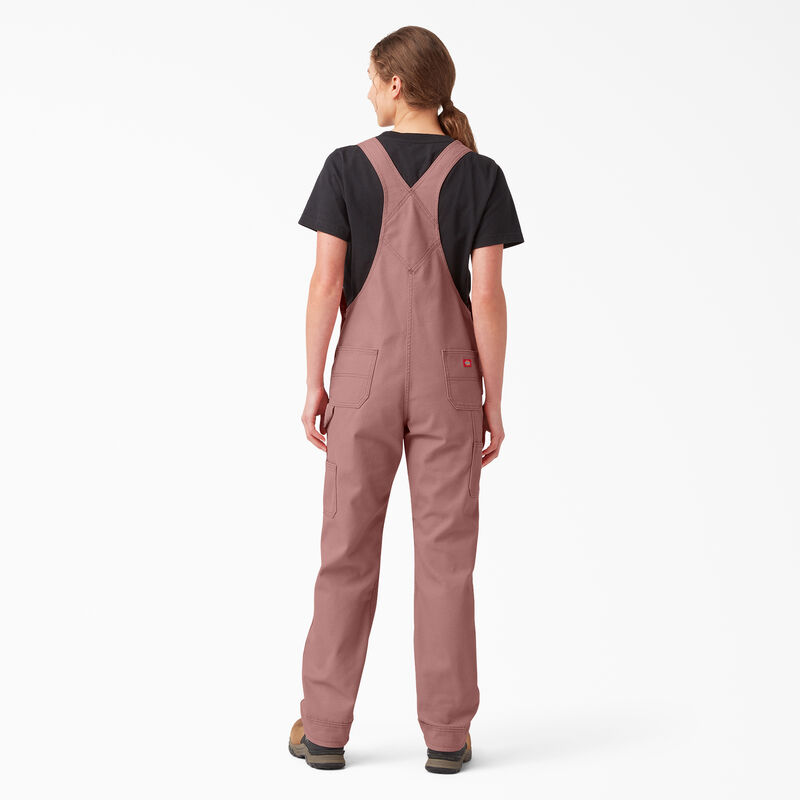Dickies Relaxed Fit Bib Overalls Rinsed Ash Rose ID-ceViZNHQ