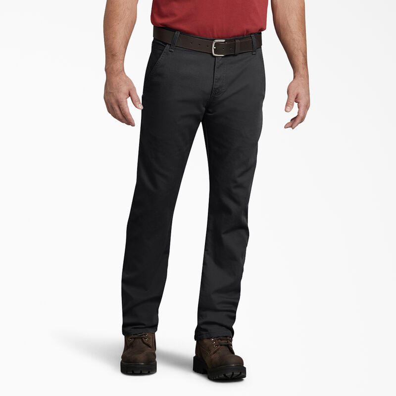 Dickies FLEX Regular Fit Duck Carpenter Pants Stonewashed Black ID-cltgEFRG