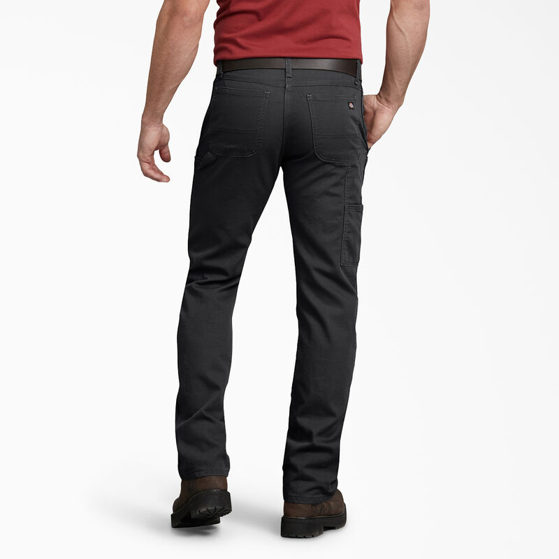 Dickies FLEX Regular Fit Duck Carpenter Pants Stonewashed Black ID-cltgEFRG