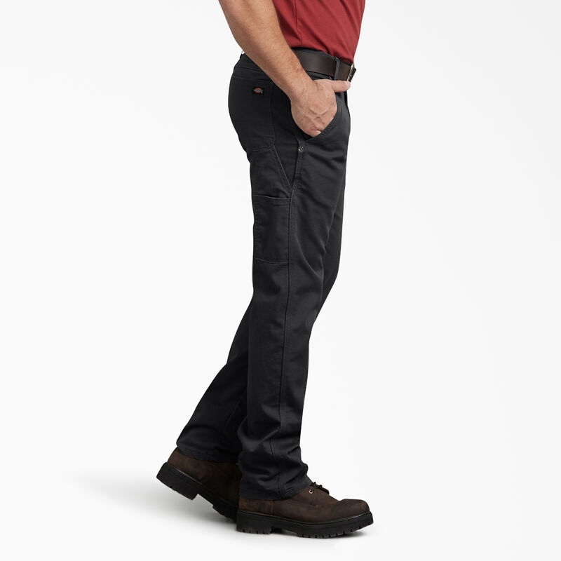 Dickies FLEX Regular Fit Duck Carpenter Pants Stonewashed Black ID-cltgEFRG