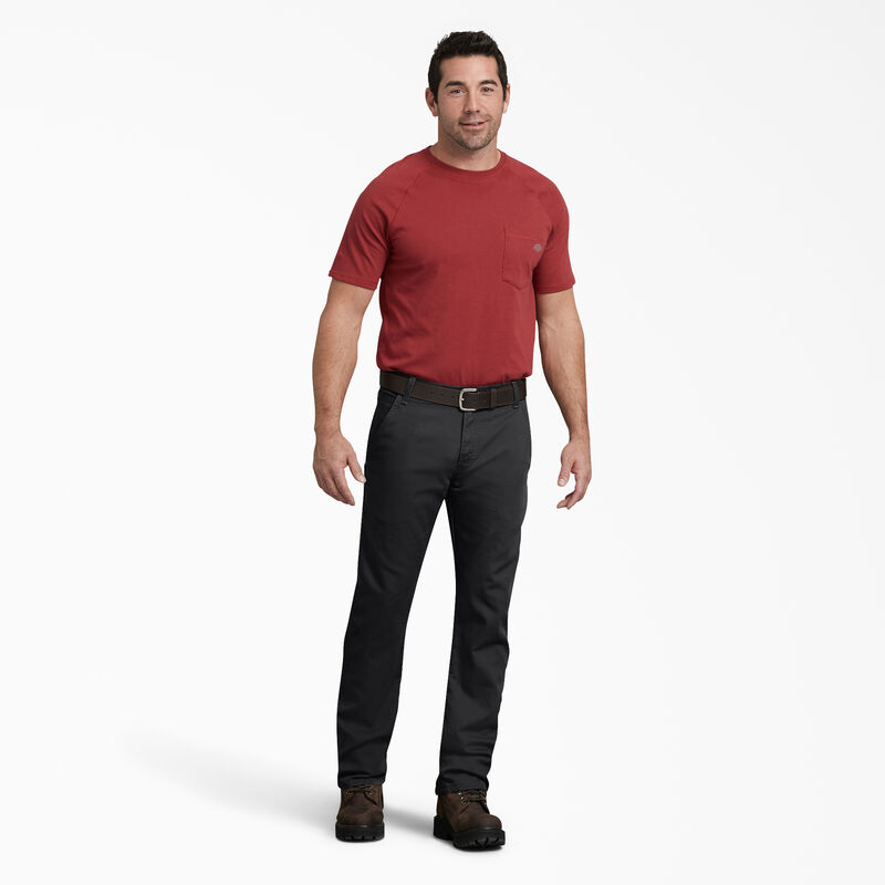 Dickies FLEX Regular Fit Duck Carpenter Pants Stonewashed Black ID-cltgEFRG