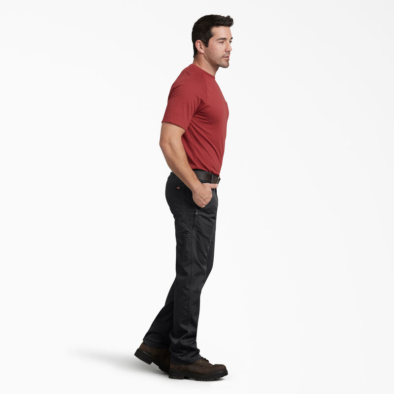 Dickies FLEX Regular Fit Duck Carpenter Pants Stonewashed Black ID-cltgEFRG