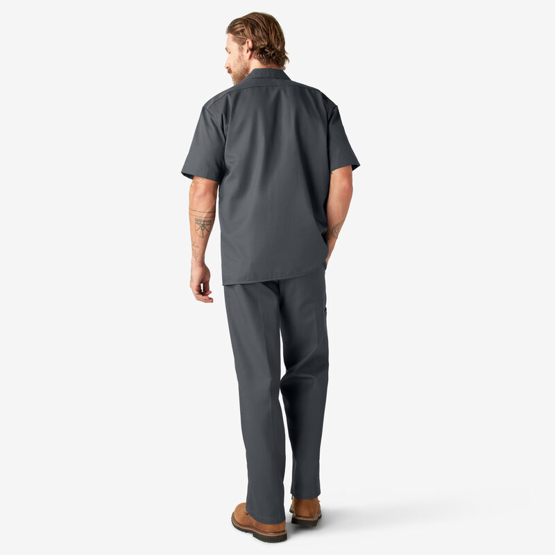 Dickies Short Sleeve Work Shirt Charcoal Gray ID-cnTQsOTA