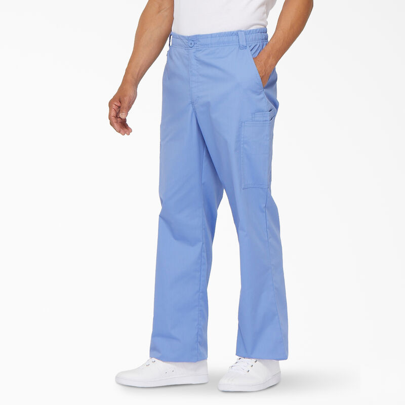 Dickies Men's EDS Signature Cargo Scrub Pants Ceil Blue ID-crV2TSge