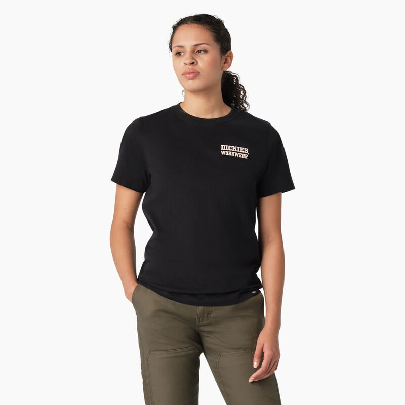 Dickies Heavyweight Workwear Graphic T-Shirt Black ID-csvLJGsC