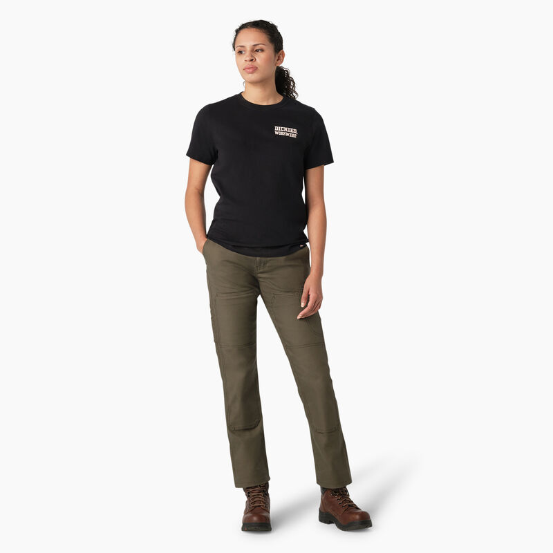 Dickies Heavyweight Workwear Graphic T-Shirt Black ID-csvLJGsC