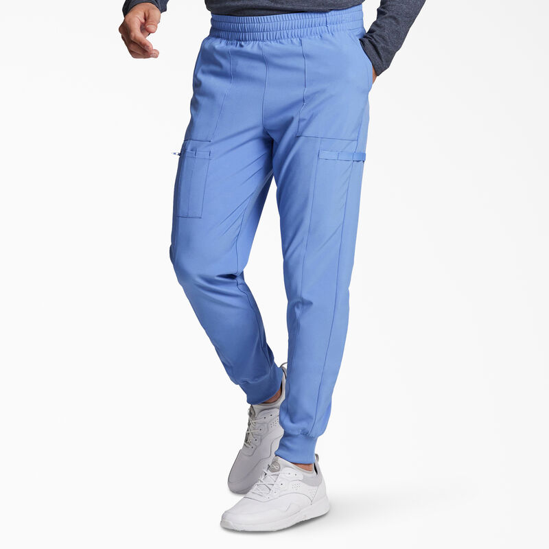 Dickies Men's EDS Essentials Mid Rise Jogger Scrub Pants Ceil Blue ID-d3SrnafY