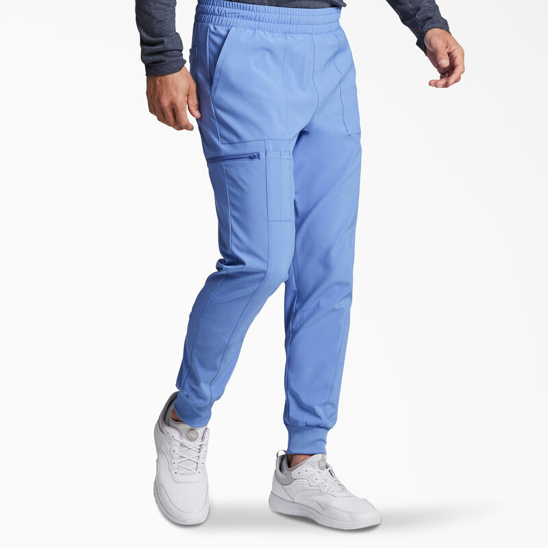 Dickies Men's EDS Essentials Mid Rise Jogger Scrub Pants Ceil Blue ID-d3SrnafY