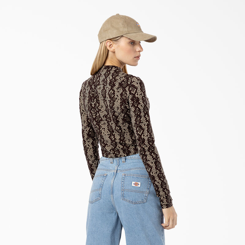 Dickies Camden Long Sleeve Cropped T-Shirt Black ID-d9wFrcjD