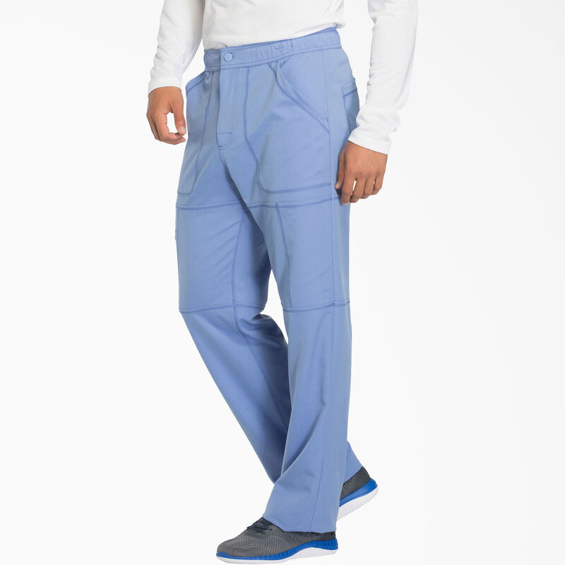Dickies Men's Dynamix Cargo Scrub Pants Ceil Blue ID-dNOzm8KG