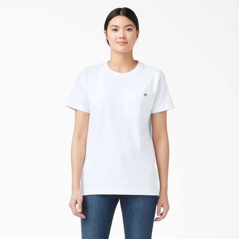 Dickies Heavyweight Short Sleeve Pocket T-Shirt White ID-dOrYdt36