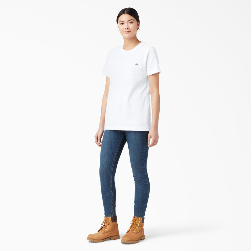 Dickies Heavyweight Short Sleeve Pocket T-Shirt White ID-dOrYdt36