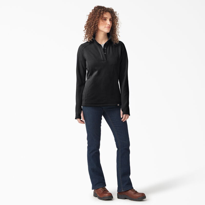 Dickies DuraTech Maverick Half-Snap Fleece Black ID-da9t9BT7