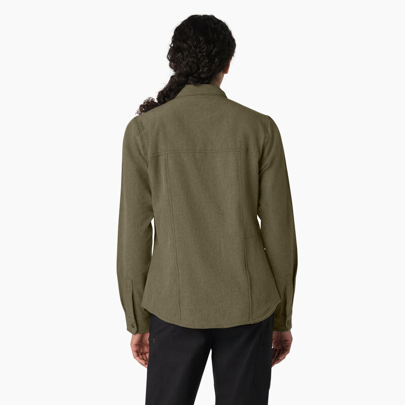 Dickies Cooling Roll-Tab Work Shirt Military Green Heather ID-daR8ypwY