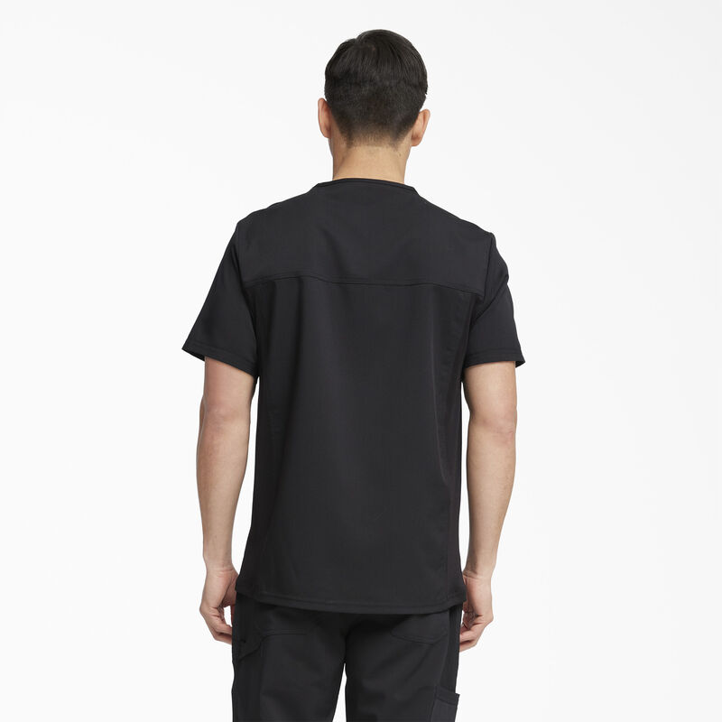 Dickies Men's Balance V-Neck Scrub Top Black ID-dlmxbR0P