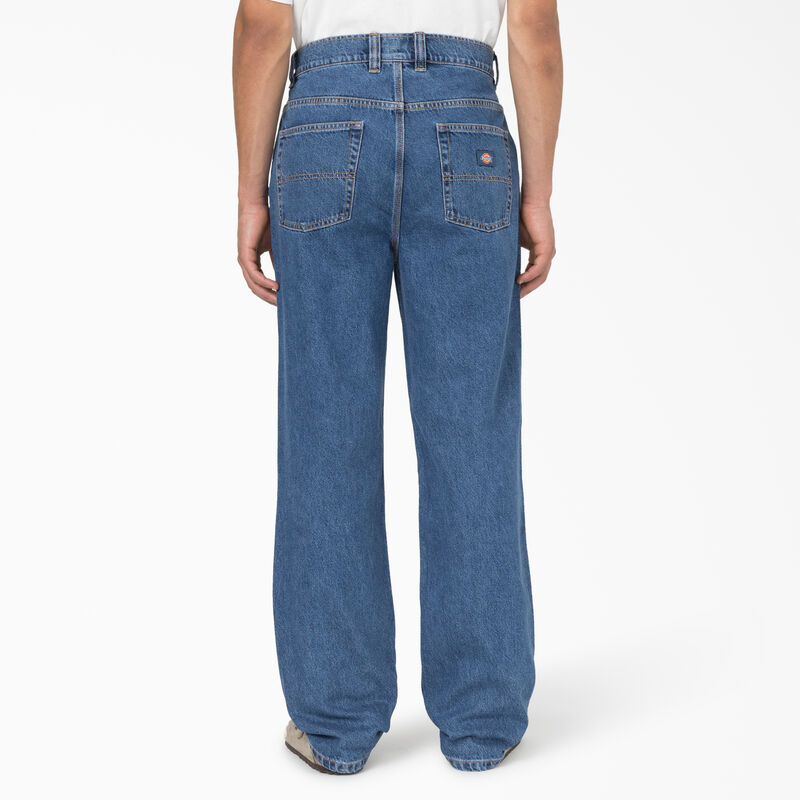 Dickies Thomasville Loose Fit Jeans Chambray Light Blue ID-dt3qzBBo