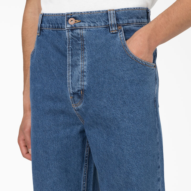 Dickies Thomasville Loose Fit Jeans Chambray Light Blue ID-dt3qzBBo
